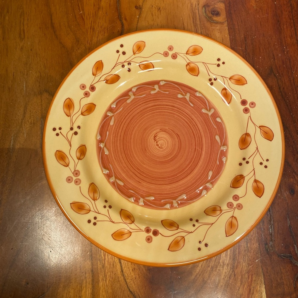 Pier 1 Genoa hand painted Italian Dinner Plate